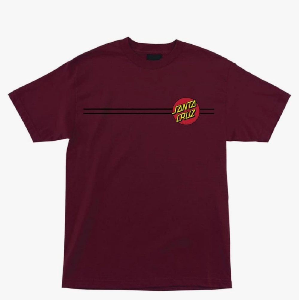 SANTA CRUZ Men's Medium T-Shirt Classic Dot Skate T-Shirt